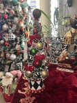 Brand New Mackenzie Childs Christmas Jolly Holiday Bottle Brush Tree Medium. Fixed Price $85.99.