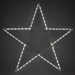 48 5-PT Folding Star Decoration Cool White Led Lights Outdoor Christmas. Fixed Price $82.99.