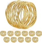 Twisted Wire Mesh Napkin Rings Holders Cor Dinner Party Wedding Christmas Gath. Fixed Price $26.53.