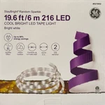 Ge Random Sparkle 216-LIGHT 19.6-FT White Integrated Led Christmas Tape Lights. Fixed Price $32.99.