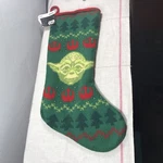 Nwt 18" Long Star Wars Yoda Green Knit Christmas Xmas Stocking Ruz Disney. Fixed Price $15.99.