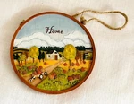 Fall Wall Decor Autumn Resin Plaque Russ Berrie "harvest Homecoming" Scene. Fixed Price $14.99.