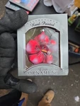 Island Heritage Hibiscus Christmas Ornament Red Glass. Fixed Price $15.99.