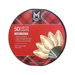 Qty 2! Member's Mark 50-COUNT Led C9 Lights, Warm White, Lighted Length 20.92 Ft. Fixed Price $35.00.