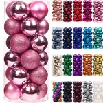 Emopeak 24PCS Mini Pink Christmas Ornaments For Xmas Tree 1.2"-3.1CM,. Fixed Price $10.47.