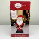 Holiday Time Santa Yard Inflatable Airblown Light Up 4 Ft Christmas Classic New. Fixed Price $29.17.