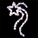 Vickerman Traditional Metal Star Decoration With Led Lights In Pure White. Fixed Price $347.88.