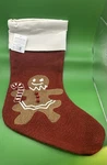 Pottery Barn Holiday Icons Ms. Spice Gingerbread Crewel Christmas Stocking New. Fixed Price $11.00.