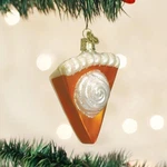 Old World Christmas Piece Of Pumpkin Fall Halloween Glass Ornament Nwt 32019. Fixed Price $13.00.