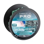 Gemmy Commercial Pro 100 E17 Base Christmas Light String With Sockets Heavy-duty. Fixed Price $49.99.