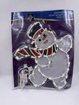 Holiday Time Snowman Sculpture Indoor Outdoor Lighted Decoration Pvc. Fixed Price $28.66.