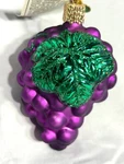 Old World Christmas Glass Ornament 28004 Grapes X 3/4 Matt Finish. Fixed Price $13.99.