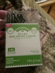 Holiday Time 20 Led Micro String Light Set Battery Powered (color Red) New. Fixed Price $9.95.