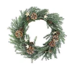 Northlight 13.5" Classic Pine With Cones And Stars Christmas Wreath - Unlit. Fixed Price $36.44.