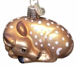 Fawn Baby Deer Glass Ornament Old World Christmas H2 X 3 2.5. Fixed Price $17.99.