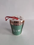 Starbucks Christmas Ornament Heart Love Peace Ceramic Coffee Cup 2017. Fixed Price $14.99.