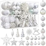 Shareconn 100PCS Christmas Balls Ornaments Set,shatterproof Plastic Decorativ.... Fixed Price $30.82.