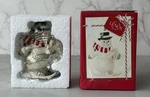 Lenox Downhill Snowman On Skis Porcelain Christmas Ornament 868119. Fixed Price $18.00.