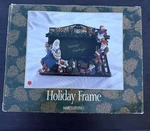 Traditions Christmas Fireplace Holiday Frame For 4X6 Photo Heavy. Fixed Price $25.00.