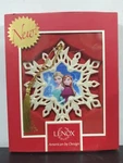 Lenox "frozen" Disney Porcelain Snowflake Christmas Ornament. Fixed Price $15.50.