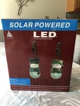 Enchanted Forest, 2 Solar Powered Led Snowman Stakes - New. Fixed Price $20.00.