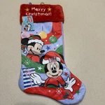New!! Disney Mickey Mouse & Minnie 19 Christmas Stocking. Fixed Price $8.79.