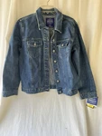 Authentic National Denim Jacket New With Tags Imperfections Size Medium. Fixed Price $6.00.