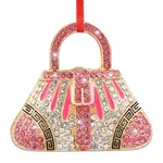 Bizibaff Handbag Christmas Ornament For Women & Girls X 2.2", A-pinkbag. Fixed Price $8.97.
