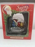 Vintage Christmas Ornament Santa's Best By Rennoc Blue Bird W/tree Ice Skating. Fixed Price $15.99.