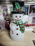 Gemmy Blow Mold Christmas Snowman Used Tested. Fixed Price $58.17.