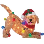 Holiday Living Playful Christmas Goldendoodle 24 Led Light Up Dog New. Fixed Price $129.99.