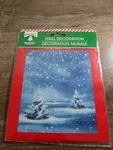 New Christmas House Snowy Tree Wall Decoration. 42"X50".SHIPS 24 Hrs. Fixed Price $11.88.