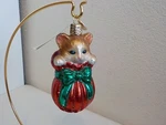 Old World Christmas Ornament Letting The Cat Out Of Bag 2011. Fixed Price $12.00.