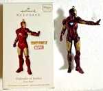 Hallmark Iron Man Defender Of Justice 2010 Lights Up Marvel Tested. Fixed Price $24.19.