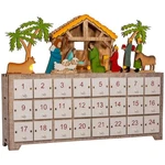 Kurt Adler Battery-operated Light-up Led Nativity Advent Calendar. Fixed Price $39.97.