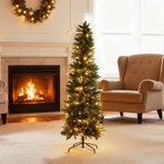 Fraser Fir Pencil Artificial Christmas Tree Prelit 8 Warm Light Xmas. Fixed Price $85.69.