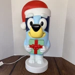 Bluey Led Lighted Christmas Blow Mold 24 Tall Holiday Decor Gemmy 2025. Fixed Price $30.00.