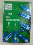 Home Accents Holiday 100-COUNT Blue Led Mini String Christmas Party Lights New. Fixed Price $13.49.