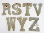 Monogram Holiday Ornament Target Wondershop Xmas Wooden Letter Initial. Fixed Price $7.99.