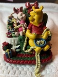 Disney/santa's Best Pooh-piglet Christmas Metal Stocking Holder Mantle/bookshelf. Fixed Price $32.95.