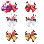 Metal Christmas Jingle Bell Ornaments 6 Pack, 2" Size. Fixed Price $16.41.