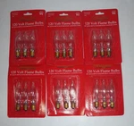 Vtg Set Of 18 Holiday Time 120V Flame Bulbs Candelabra Base Light. Fixed Price $16.24.