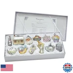 Kurt S. Adler To 4.375-INCH Glass Bridal Ornament Set 12 Piece. Fixed Price $197.02.