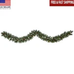 9FT Frosted Pine Christmas Garland 50 Led Lights Berries Holiday Decor New. Fixed Price $51.08.