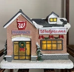 New Walgreens Light-up Pharmacy Christmas Village Store Holiday Winter Scene. Fixed Price $35.97.