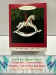 Hallmark 1995 Pewter Rocking Horse 15TH Anniversary Edition Ornament Brand New. Fixed Price $11.96.