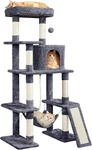 Yaheetech 54IN Cat Tree Tower, Multi-level Pet Stand Furniture With Hammock Scra. Fixed Price $94.98.