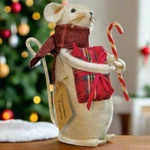 Primitive Christmas Presents Mouse Doll Shelf Sitter 6. Fixed Price $17.99.