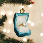 Something Blue Ring Box Ornament. Fixed Price $29.99.
