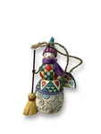 Jim Shore Enesco Heartwood Creek Snowman With Broom 2009 Ornament 4. Inches Tall. Fixed Price $16.95.
